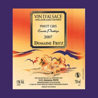 Domaine Fritz Pinot Gris Cuvée Prestige